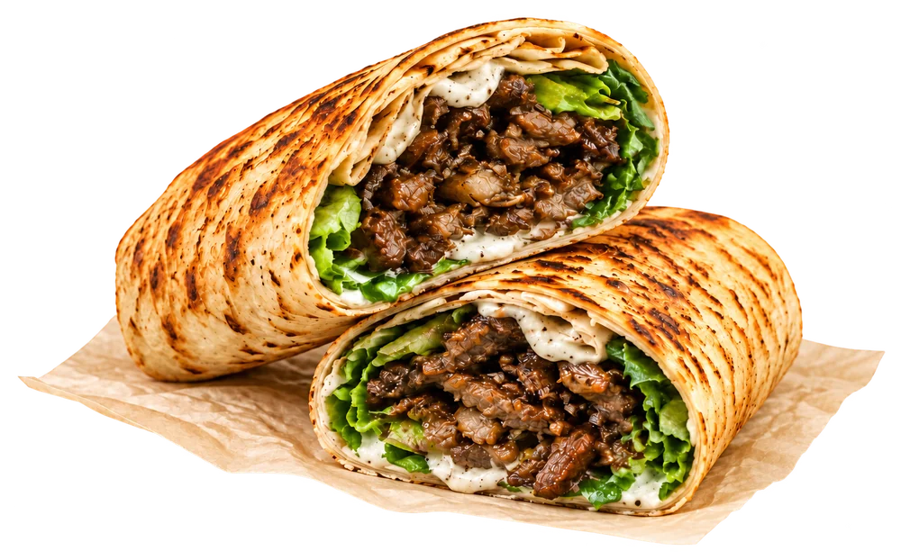 Beef Shawarma Wrap